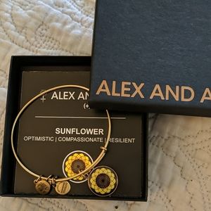 Alex and Ani Sunflower Bracelet